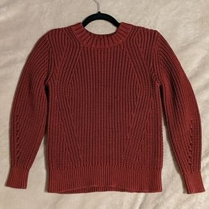 Textured Cotton Crew